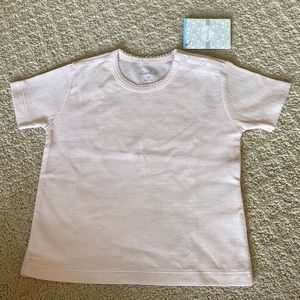 Kissy kissy 9 month pink pointelle tee